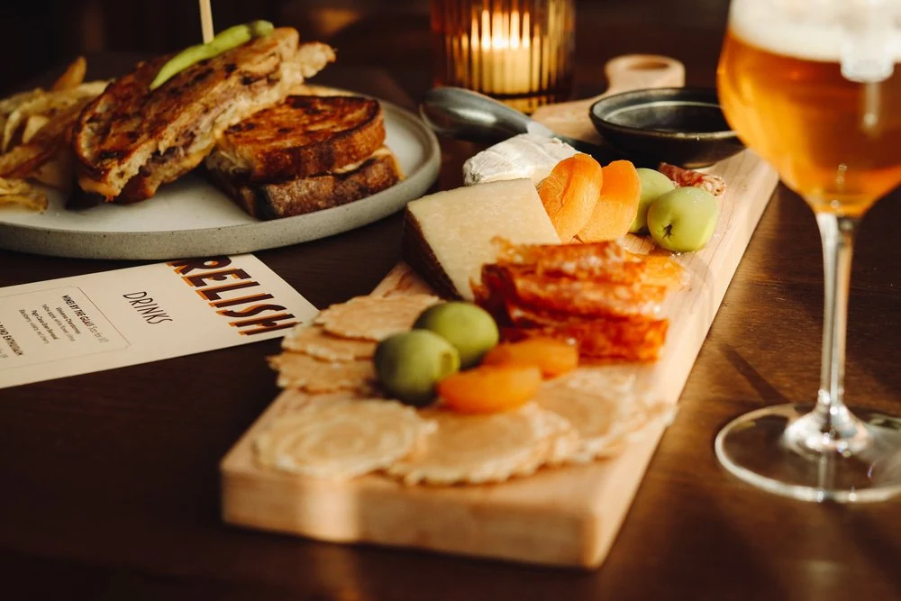 Sandwiches, cheese, charcuterie and beer at Relish Bar & Market